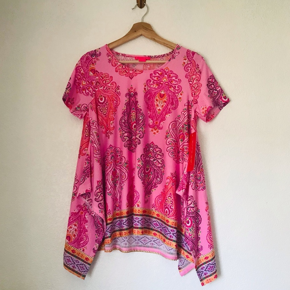 Sunny Leigh Marla Pink Blouse Top